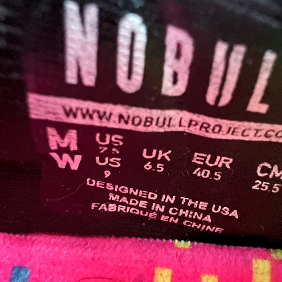 No Bull Mesh Runner, Black with multicolored bottoms - Picture 3 of 9